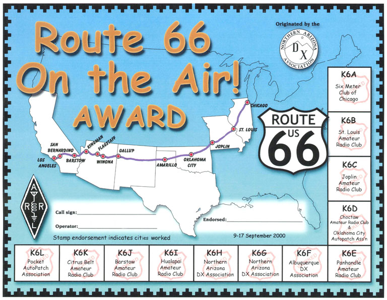 ROUTE 66 ON THE AIR Steel City Amateur Radio Club
